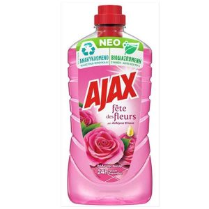 AJAX ΥΓΡΟ ΠΑΤΩΜΑΤΟΣ 1L ΡΟΔΟ ΑΥΓΗΣ - Image 1