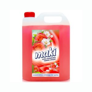 MAKI ΥΓΡO ΠΑΤΩΜΑΤΟΣ ROSE AND JASMIN  4L - Image 1