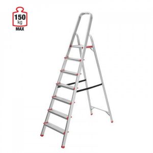 ΣΚΑΛΑ  ΑΛΟΥΜΙΝΙΟΥ 6+1 - Image 1