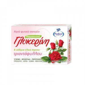 PANSOAP ΣΑΠΟΥΝΙ ΓΛΥΚΕΡΙΝΗ ΚΑΙ ΤΡΙΑΝΤΑΦΥΛΛΟ 125gr - Image 1