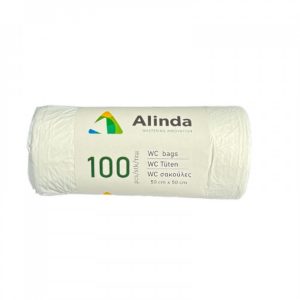 ΣΑΚΟΥΛΕΣ ΑΠΟΡ/ΤΩΝ ΚΑΛΑΘΙΩΝ ΤΟΥΑΛΕΤΑΣ 50*50 100τεμ - Image 1