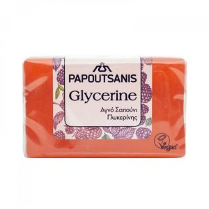 ΠΑΠΟΥΤΣΑΝΗΣ ΣΑΠΟΥΝΙ GLYKERINE ΚΟΚΚΙΝΟ 125GR - Image 1