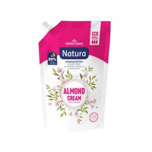 ΚΡΕΜΟΣΑΠΟΥΝΟ NATURA ECO REFILL ALMOND CREAM 750ML - Image 1