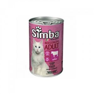 SIMBA ΚΟΝΣΕΡΒΑ ΓΑΤΑΣ ΜΟΣΧΑΡΙ 415GR - Image 1