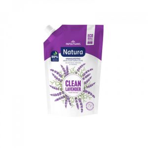 ΚΡΕΜΟΣΑΠΟΥΝΟ NATURA ECO REFILL 750ML ΑΝΤΙΒΑΚΤΗΡΙΔΙΑΚΟ ΛΕΒΑΝΤΑ - Image 1