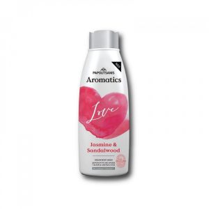 ΠΑΠΟΥΤΣΑΝΗΣ AROMATICS ΑΦΡΟΛΟΥΤΡΟ LOVE JASMINE & SANDALWOOD 600ML - Image 1