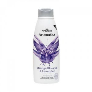 ΠΑΠΟΥΤΣΑΝΗΣ AROMATICS ΑΦΡΟΛΟΥΤΡΟ FREE ORANGE BLOSSOM & LEVANDER 600ML - Image 1
