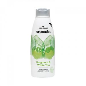 ΠΑΠΟΥΤΣΑΝΗΣ AROMATICS ΑΦΡΟΛΟΥΤΡΟ HOPE BERGAMOT & WHITE TEA 600ML - Image 1
