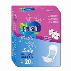 PROSON ΣΕΡΒΙΕΤΑ ΕΛΑΦΡΙΑΣ ΑΚΡΑΤΕΙΑΣ MAXI PLUS 20ΤΕΜ - Image 1
