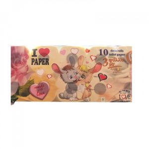 FUN LOVE ΧΑΡΤΙ ΥΓΕΙΑΣ 90gr 3ΦΥΛΛΟ 10 ΤΕΜΑΧΙΩΝ - Image 1