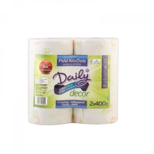 DAILY ΧΑΡΤΙ ΚΟΥΖΙΝΑΣ DECOR 2*400gr - Image 1