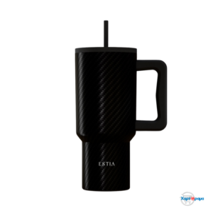 ESTIA STRAW TUMBLER XL StA 900ml CARBON FIBRE - Image 1