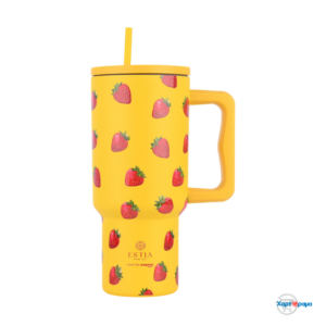 ESTIA STRAW TUMBLER XL StA 900ml BERRY BRIGHT - Image 1